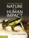The Balance of Nature and Human Impact (eBook)